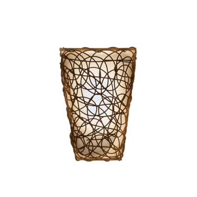 Wicker Wall Sconce in Tan/Brown - Bed Bath & Beyond